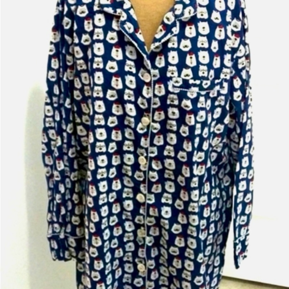 Roller Rabbit Polar Bear Pajama Dress/Nightshirt